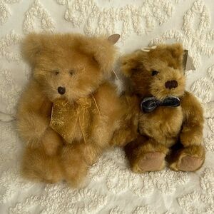 2 VTG Pennington Russ Teddy Bear Stuffed Animal Handmade Toy